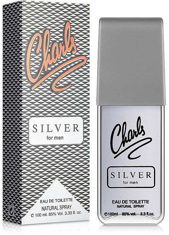 Туалетна вода чоловіча Charls Silver 100 мл Чарлі сільвер Blue Ocean (317272968)