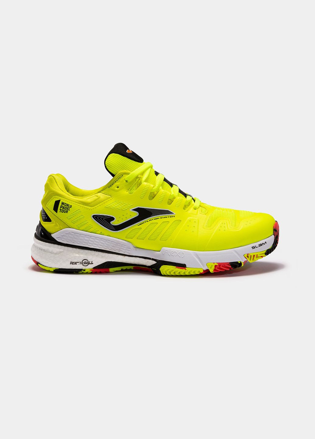 Жовті Осінні кросівки Joma Slam 22 Clay Man Fluorescent