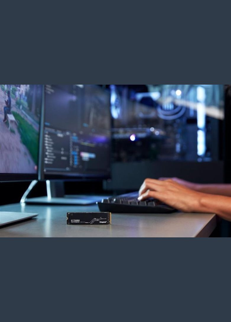 Накопитель SSD 512GB KC3000 M.2 2280 PCIe 4.0 x4 NVMe 3D TLC (SKC3000S/512G) Kingston (336955166)