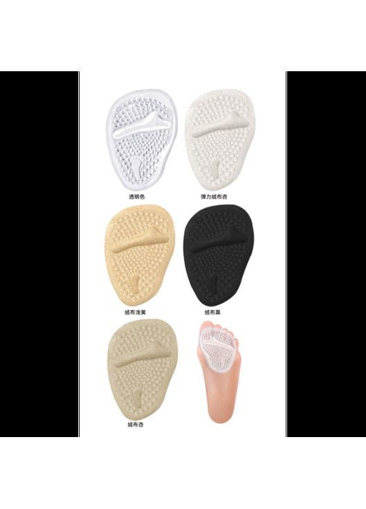 Вставки гелеві, подушечки, вставки на передню частину взуття, 5 кольорів, 7х10,5 см No Brand (355794576)