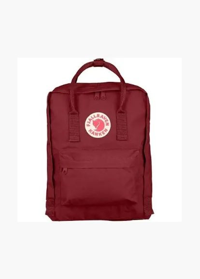 Канкен, рюкзак kanken 16л, сумки, портфель, школьный рюкзак бордовый, сумка для ноутбука, прогулок, туризма Fjallraven Kanken Classic (303724686)