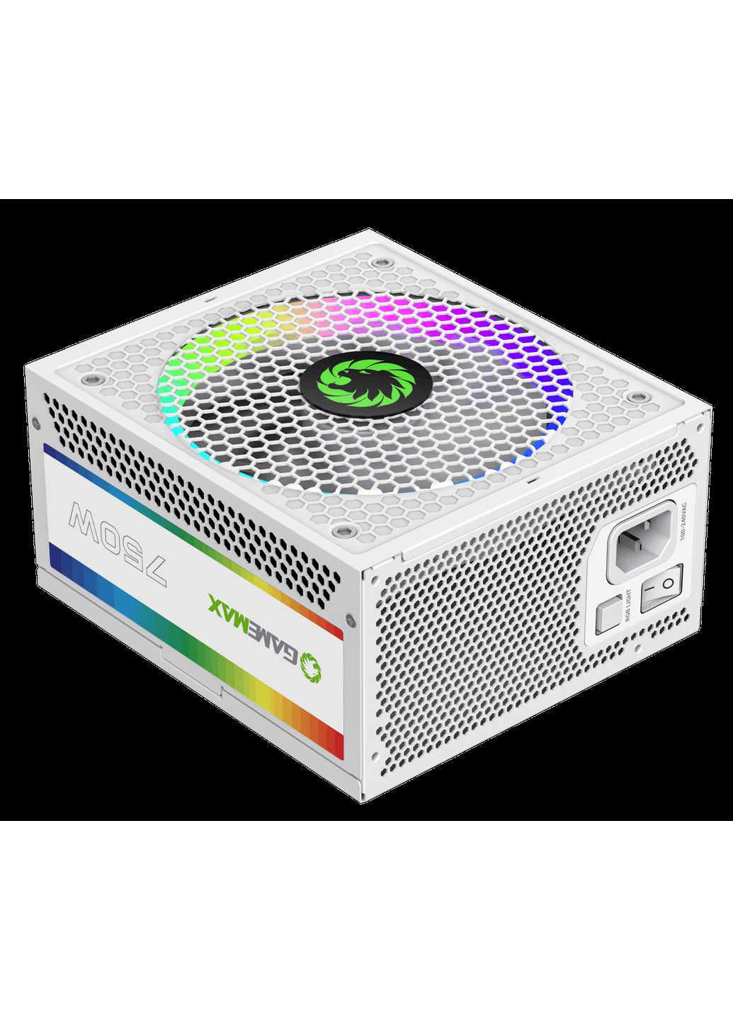 Блок питания RGB750 PRO 750W (RGB750 PRO WH ATX3.0/3.1 PCIE5.0/5.1) White GameMax (360423767)