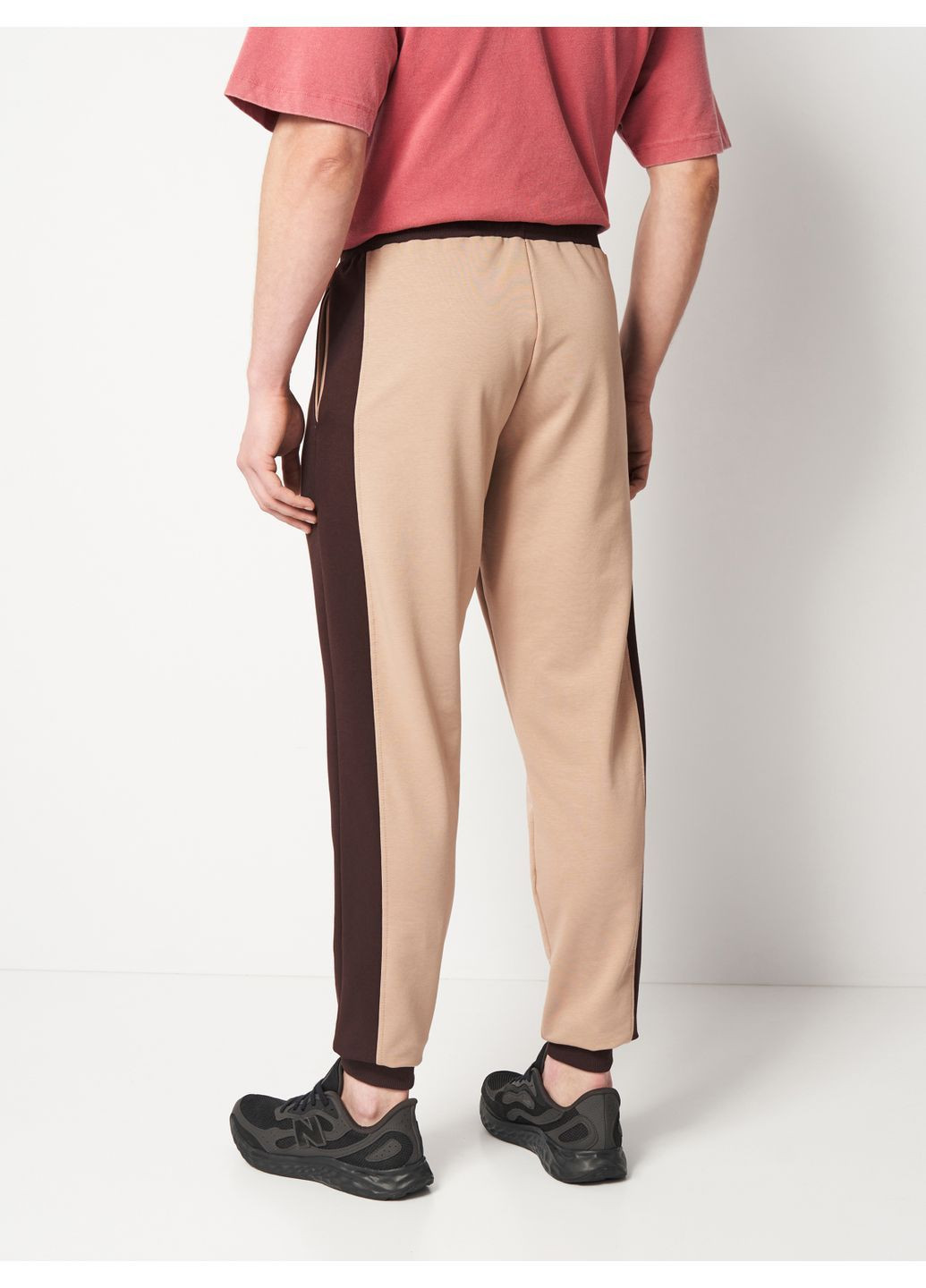 Коричневые спортивные, повседневный, кэжуал демисезонные джоггеры брюки Malta