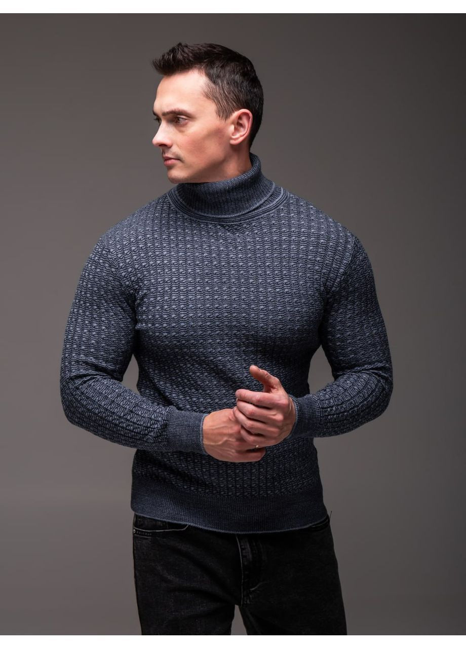 Серый демисезонный гольф свитер мужской производитель турция No Brand