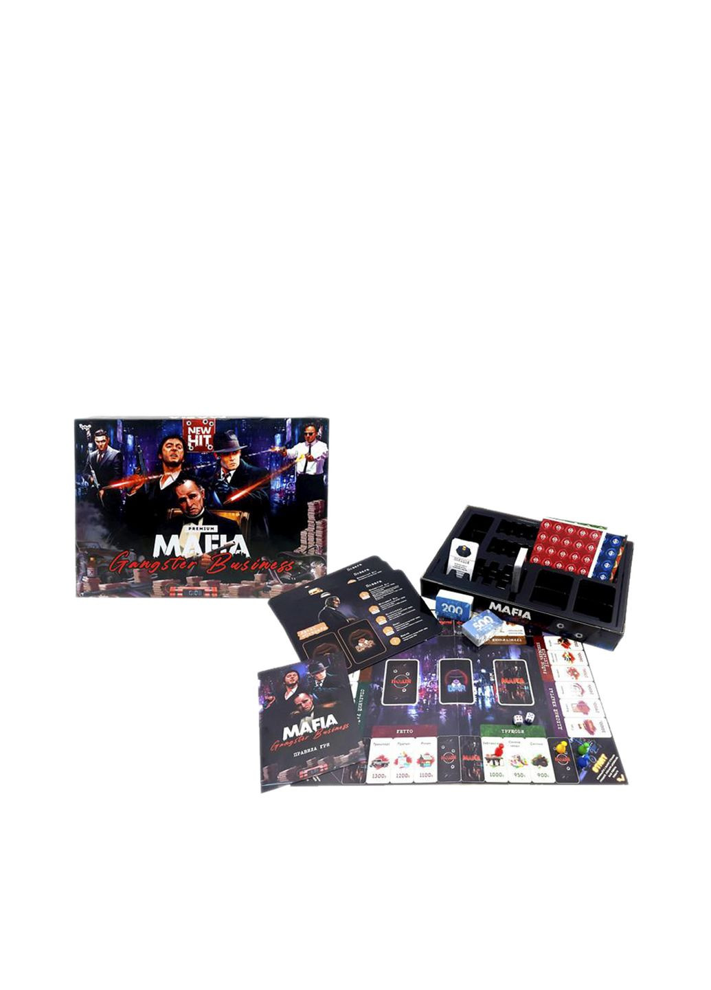 Настільна розважальна гра "MAFIA. Gangster Business. Premium" колір різнокольоровий ЦБ-00250625 Danko Toys (307362677)