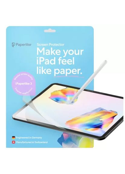 Защитная пленка с эффектом бумаги 3 iPad Screen Protector для iPad Air 11" M3 (2025) | M2 (2024) (2 шт.) (PL3‑10-24) No Brand iPad Air 11" (367947858)