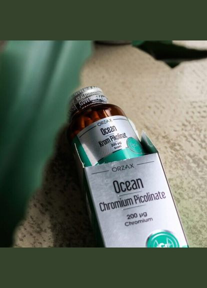 Витамины и минералы Ocean Chromium Picolinate 200 mcg, 90 капсул Orzax (322294937)