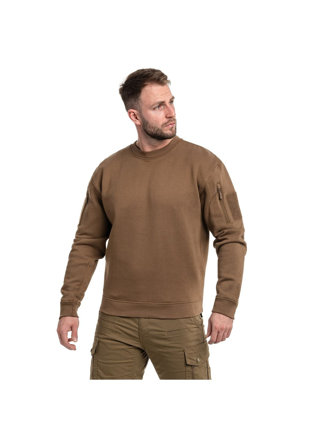 Світшот Sturm Tactical Sweatshirt Round Neck DARK COYOTE Mil-Tec (334830912)