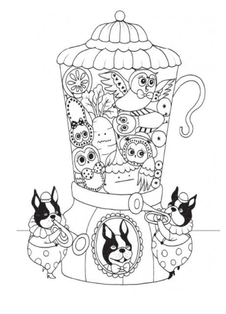 Книга Раскраскаантистресс Почти миллион сов Раскраски для девочек Майо Лулу Жорж (315035499)