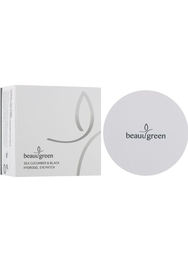 Гідрогелеві патчі з екстрактом морського огірка та пудрою чорних перлів 60 шт Sea Cucumber & Black Hydrogel Eye Patch BeauuGreen (295550520)