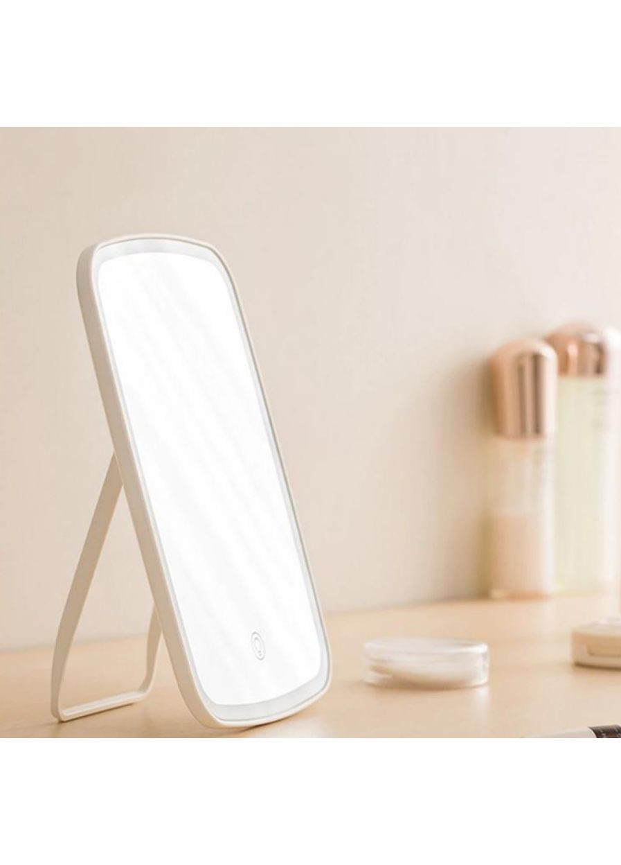 Дзеркало косметичне настільне 3 кольори світла сенсорна кнопка USB або батарейки Salon Professional (364684916)