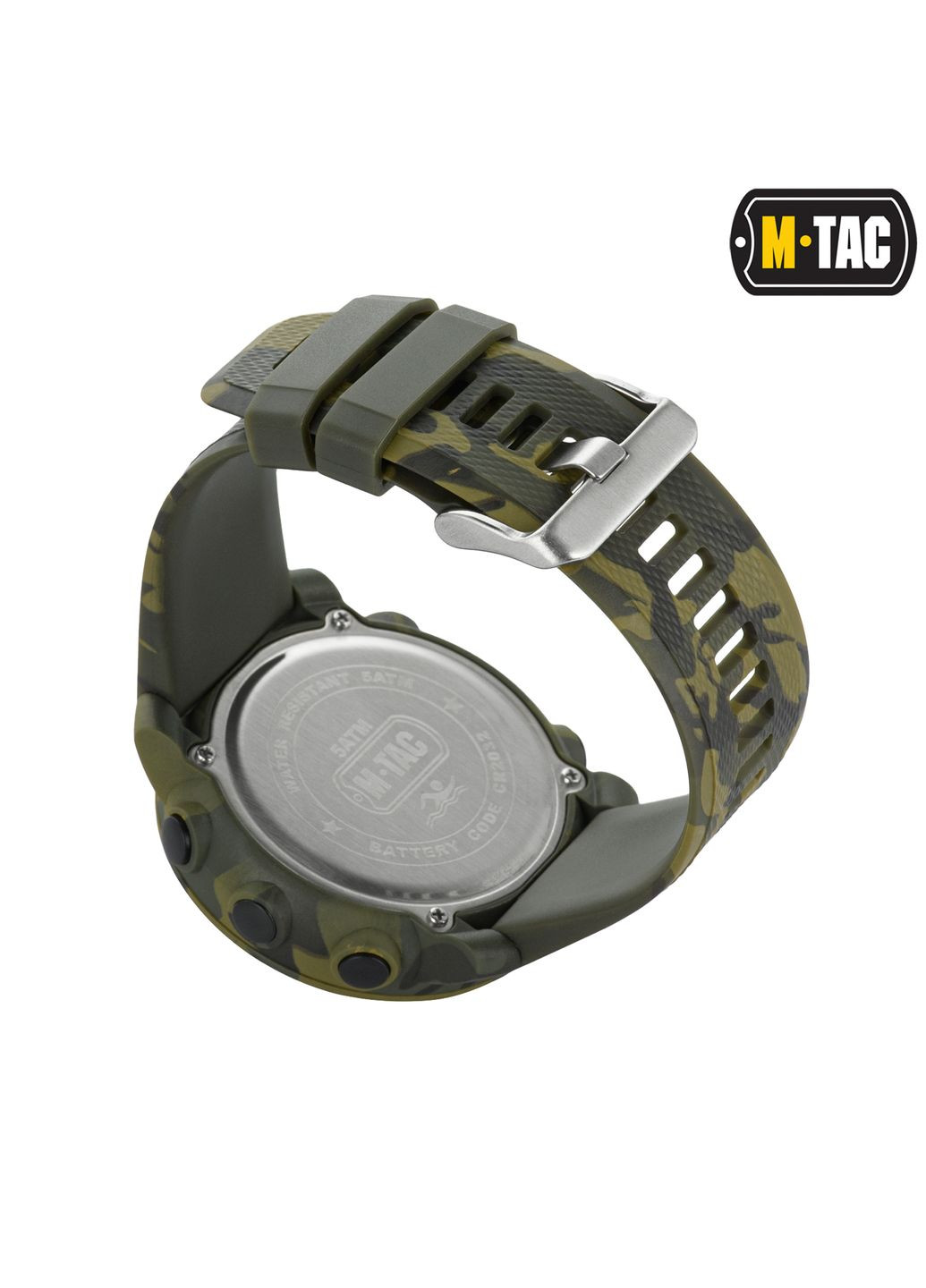 Годинник тактичний з компасом 2095 Camo M-TAC (303261746)