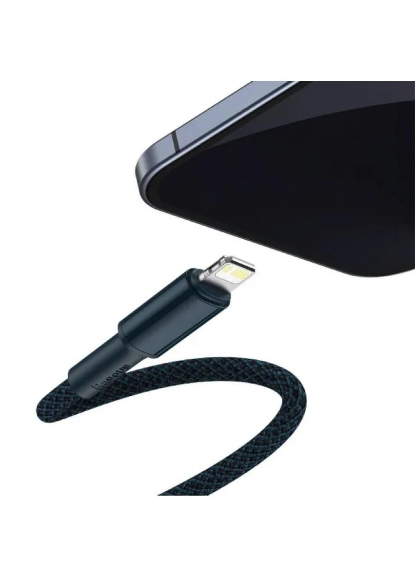 Кабель Braided Fast Charging Data Cable Type-C to iP PD 20W 1m Blue Baseus High Density (322416249)
