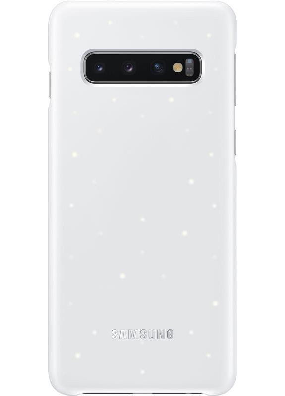 Чохол-накладка LED Cover для Galaxy S10 SM-G973 White (EF-KG973CWEGRU) Samsung (370621098)