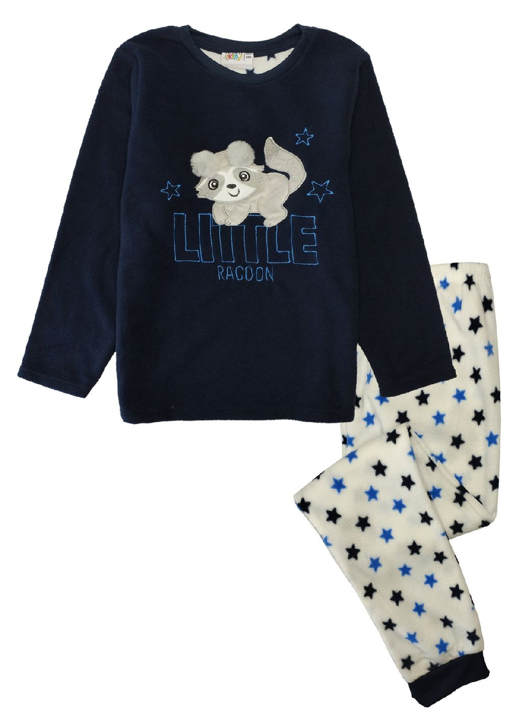 Комбінована зимня флісова піжама (світшот, штани) свитшот + брюки Infinity kids