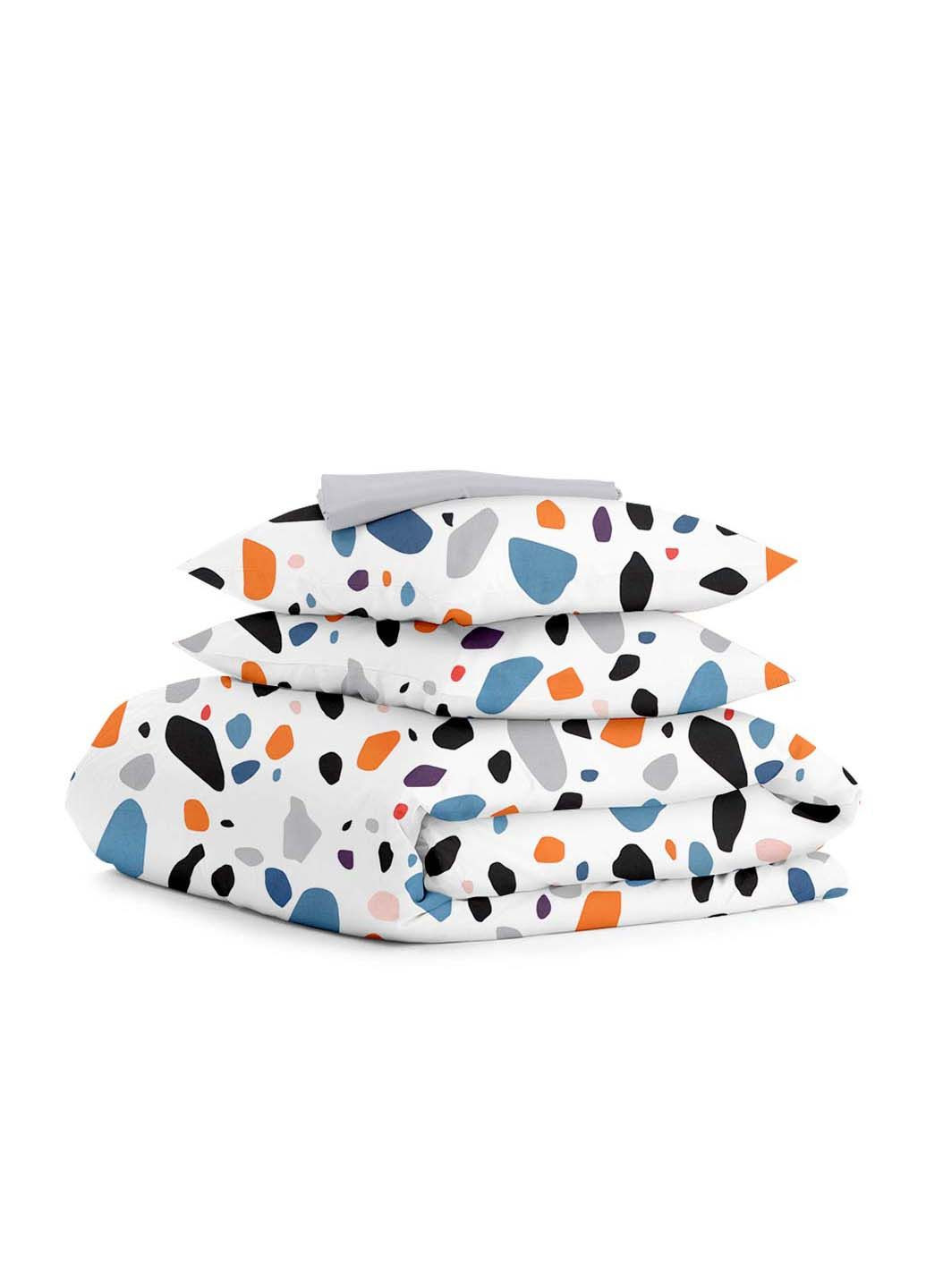 Двоспальна постіль з простирадлом на гумці GEMSTONES CS11 180х220 см Cosas (307477570)