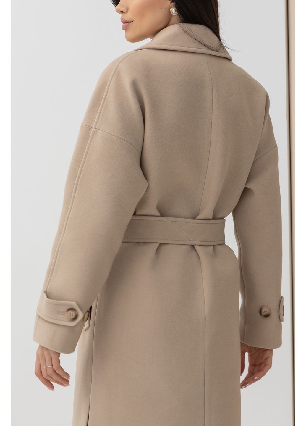 Песочное зимнее Пальто зимнее S06 CHICLY