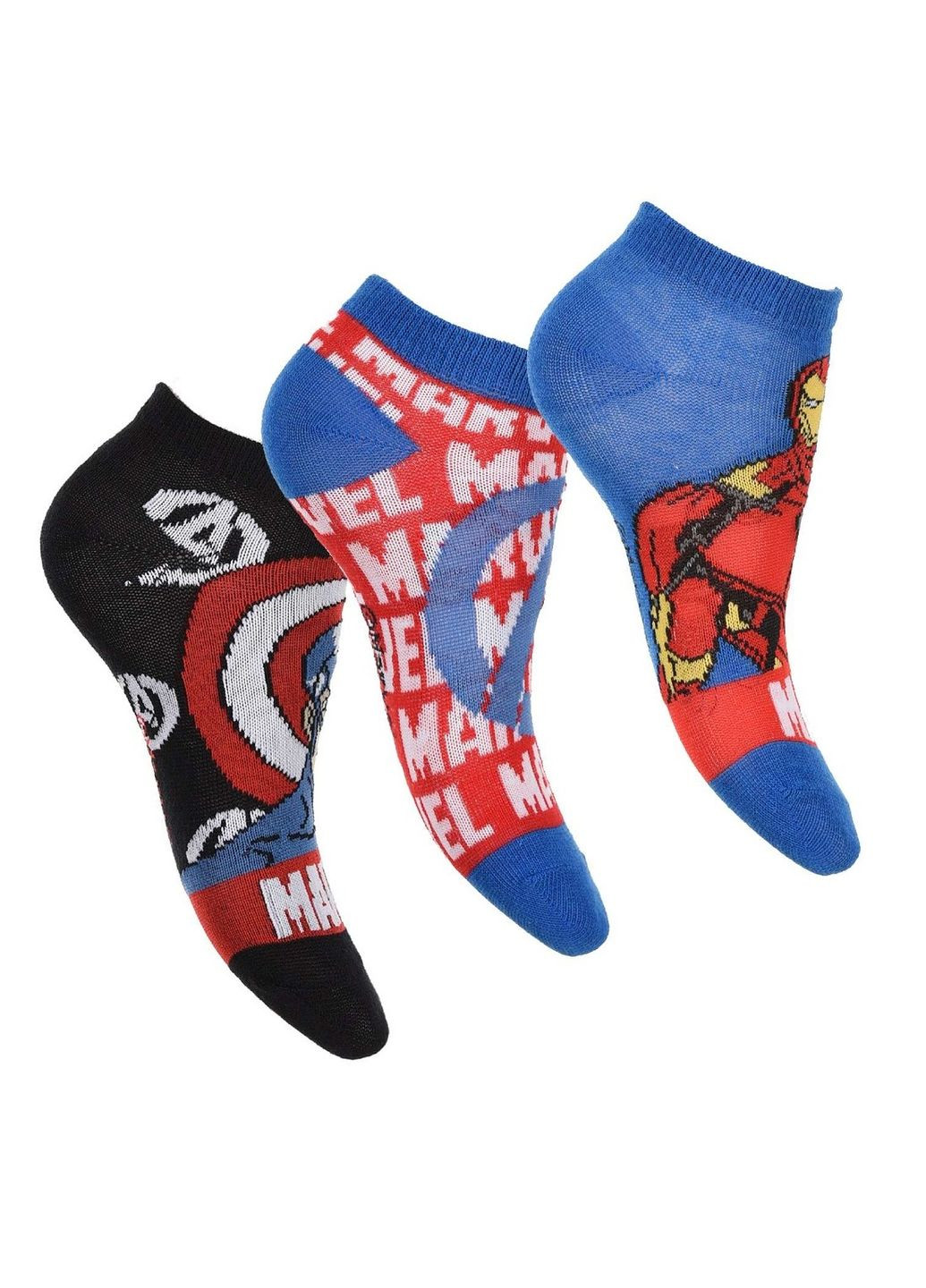 Носки 3 пары Avengers (Мстители) ET06232 EU Disney шкарпетки 3шт. (292142649)
