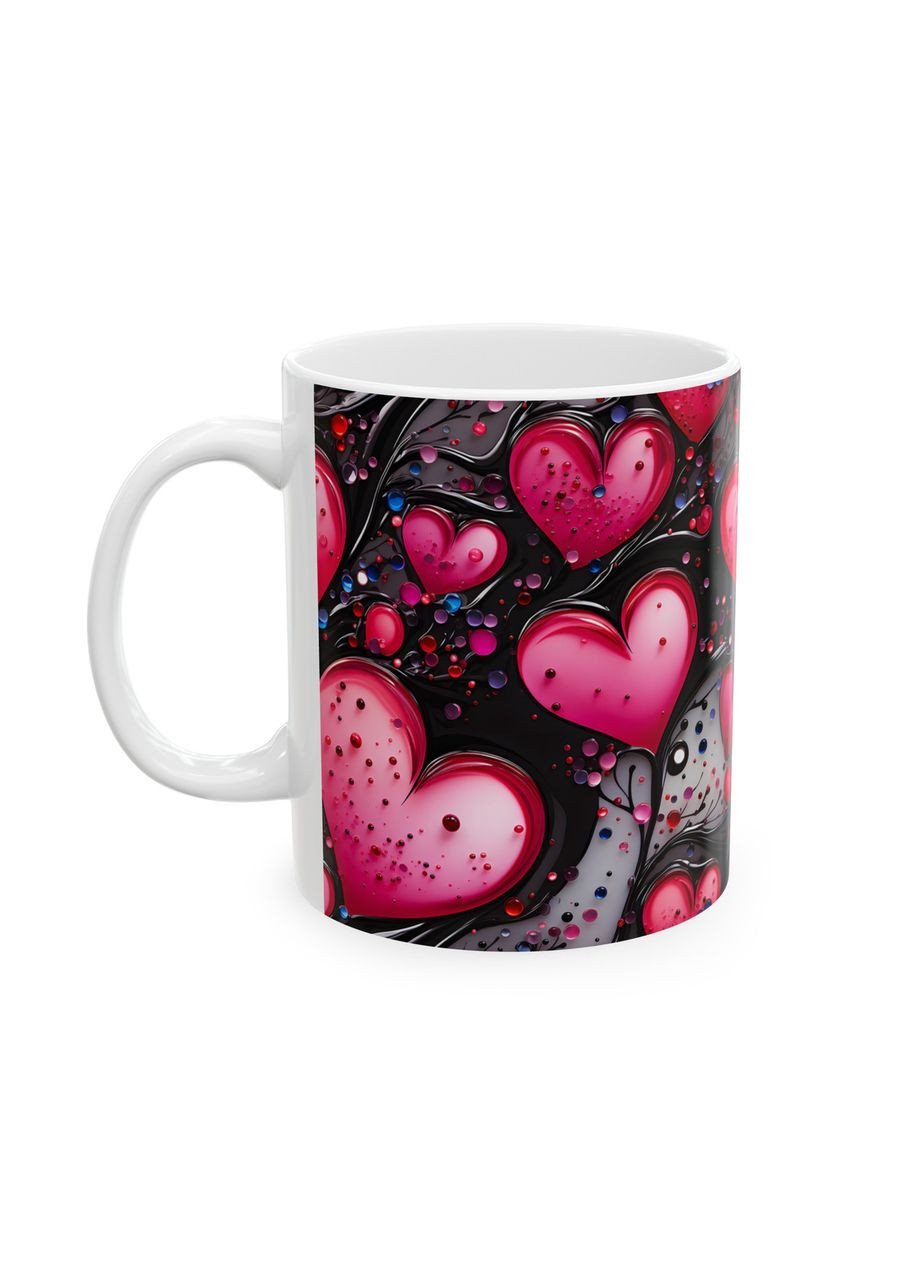 Керамическая чашка с дизайном "Палитра сердец" - 31 No Brand (368671284)