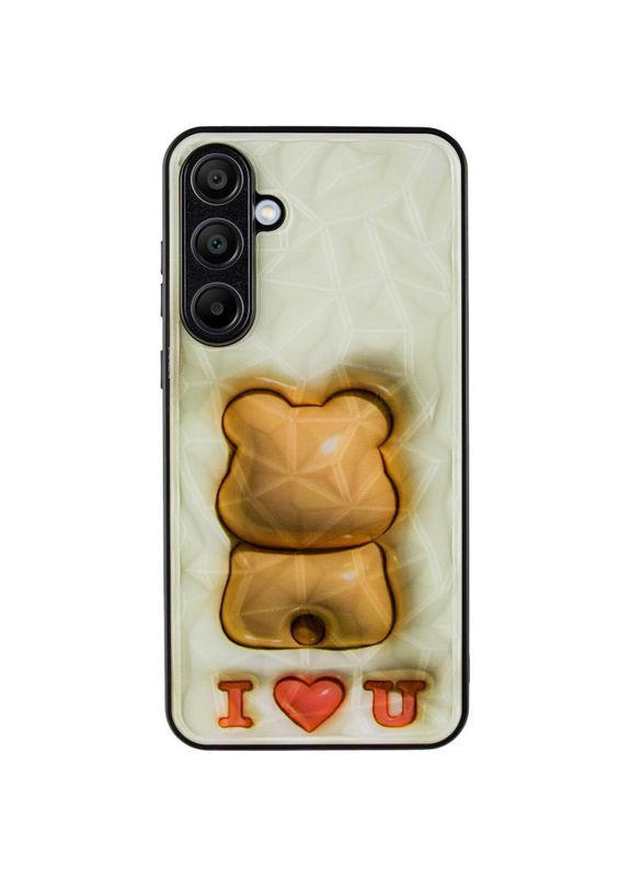 Чохол TPU+PC Prisma Fluffie для Samsung Galaxy A55 Bear No Brand (340064133)