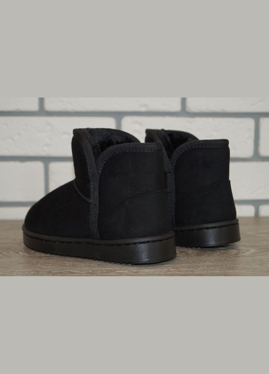 Черные угги зимние для девочки черные Fashion Shoes