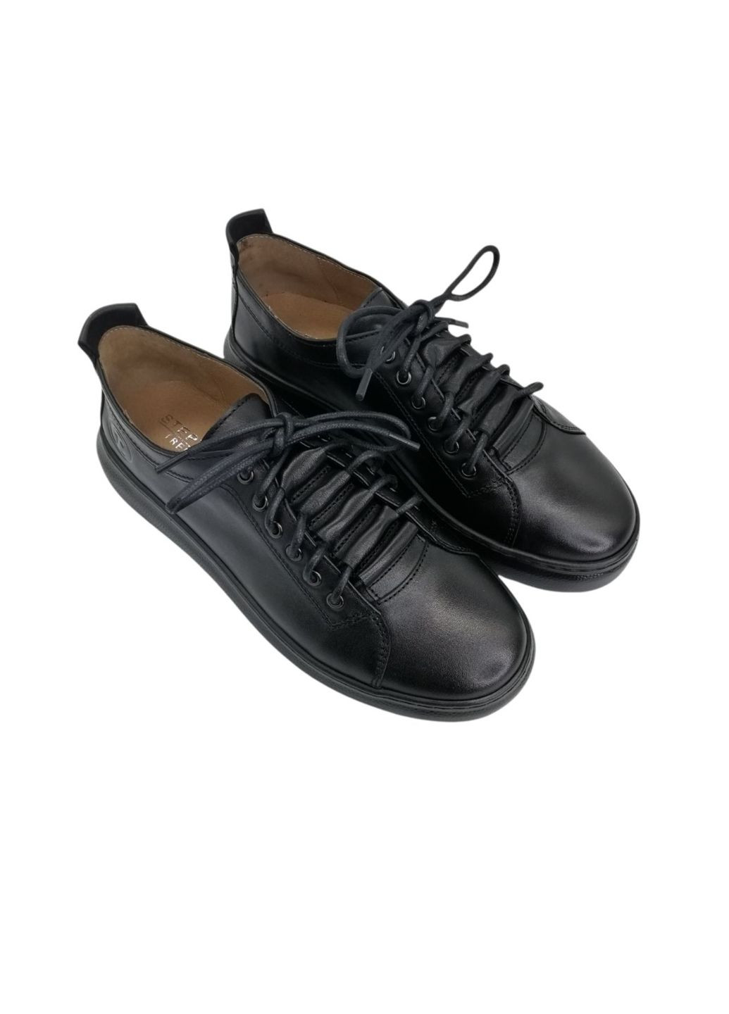 Черные кеды (р) кожа 0-1-1-7818 Stepter