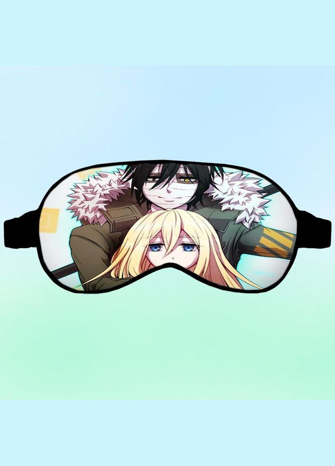 Маска для сну Аніме Янгол кровопролиття #0005 чорна No Brand (315046142)