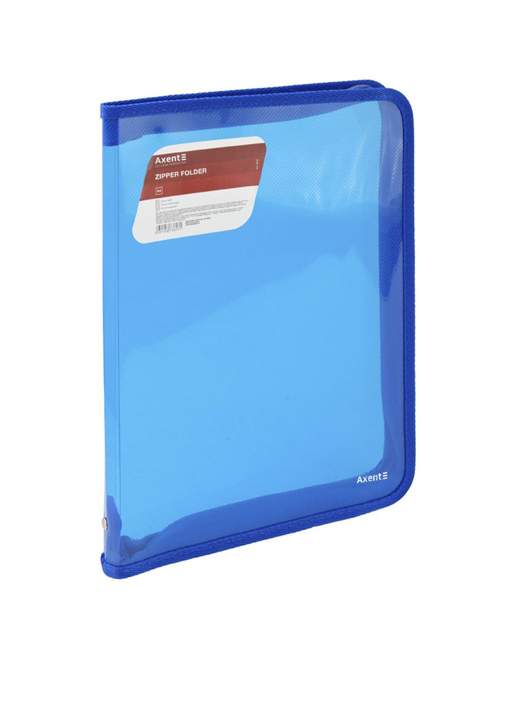 Папка об'ємна на блискавці А4 колір синій ЦБ-00256739 Axent (298112105)