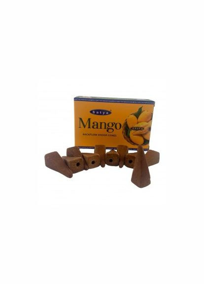 Конуси ( ) Backflow дим стелиться Cones 10 конусів в упаковці Mango (Манго) Satya (317309112)