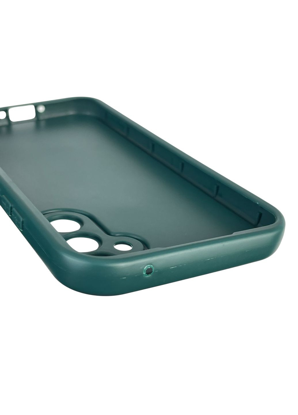 Чехол силиконовый Soft Touch с 3D принтом для Galaxy A34 5G (SM-A346E) темно-зеленый (Полная защита камеры) Samsung (373670717)