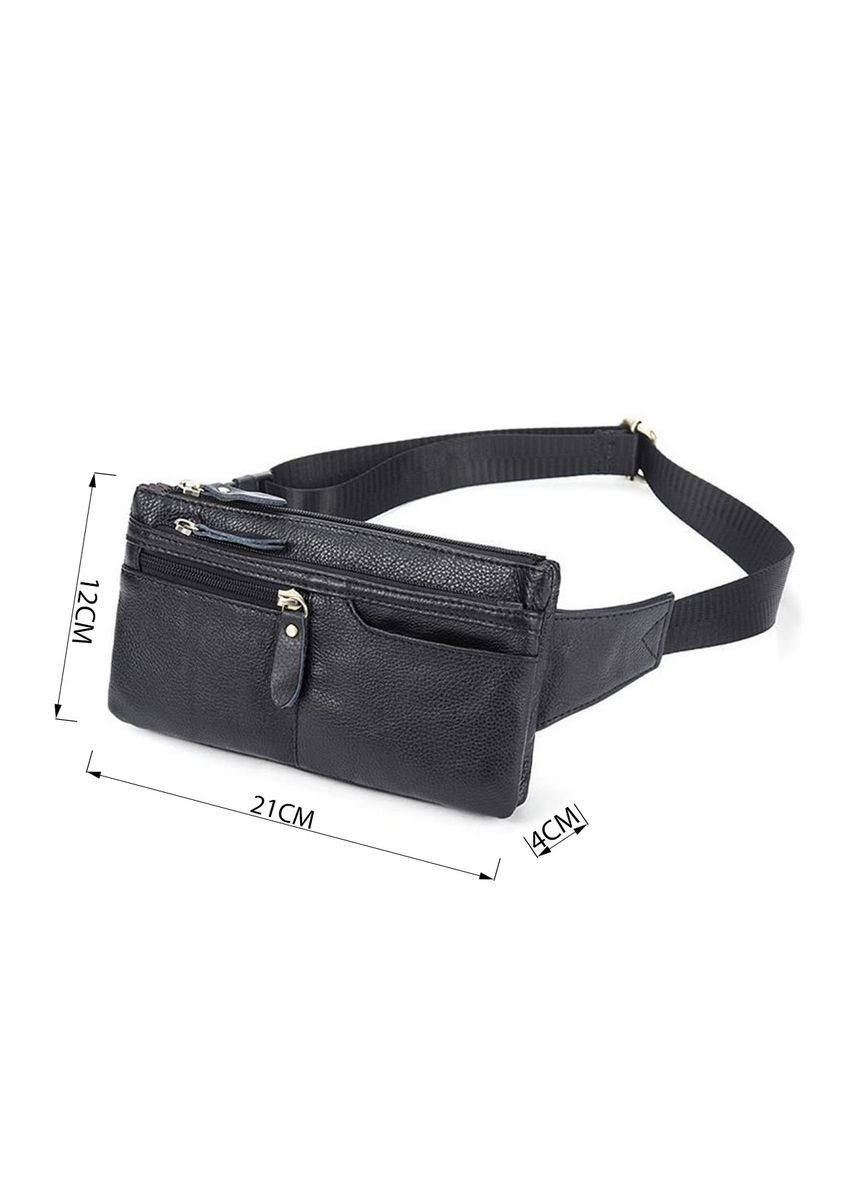 Сумка на пояс 14735 Черная Vintage (298570015)