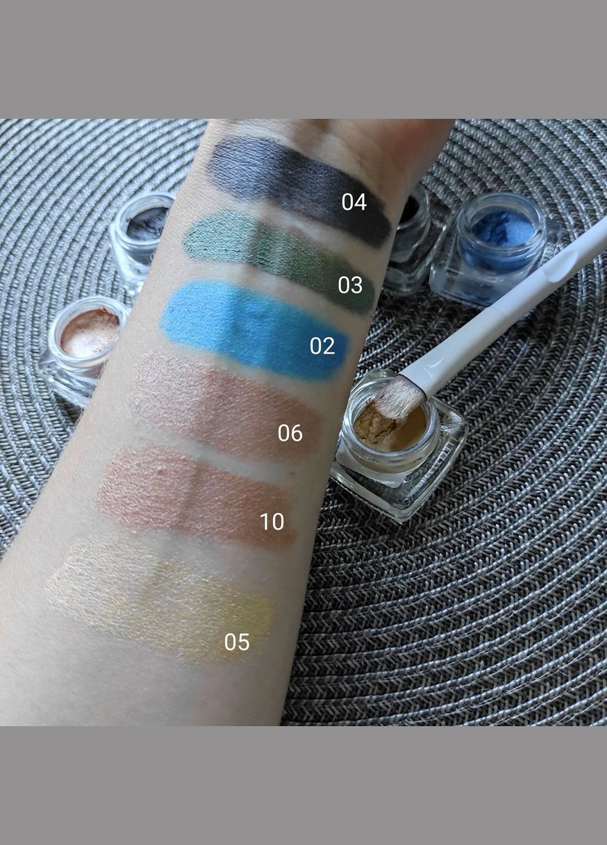 Супер стійкі кремові тіні Myshadow Cream Eyeshadow - 02 Sea Nymph 2.8г Models Own (315780075)