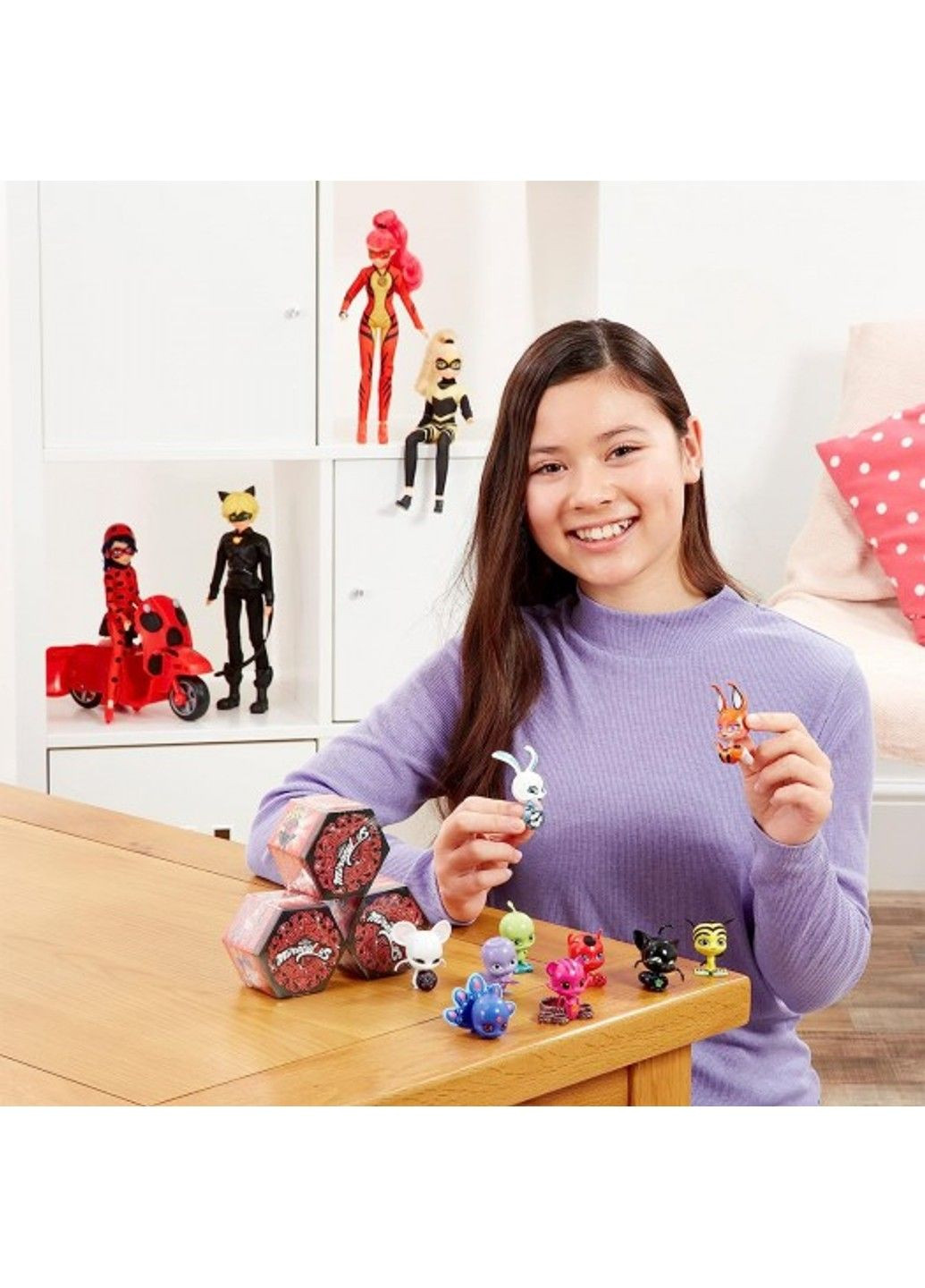 Фигурка Леди Баг и Супер-Кот – Коробочка-сюрприз с Квами Miraculous (335054585)