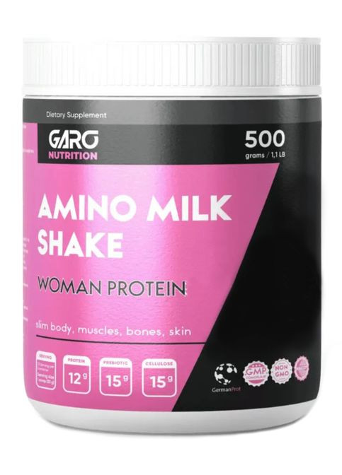 Amino Milk Shake 500 g /15 servings/ Vanilla Garo Nutrition (308976484)