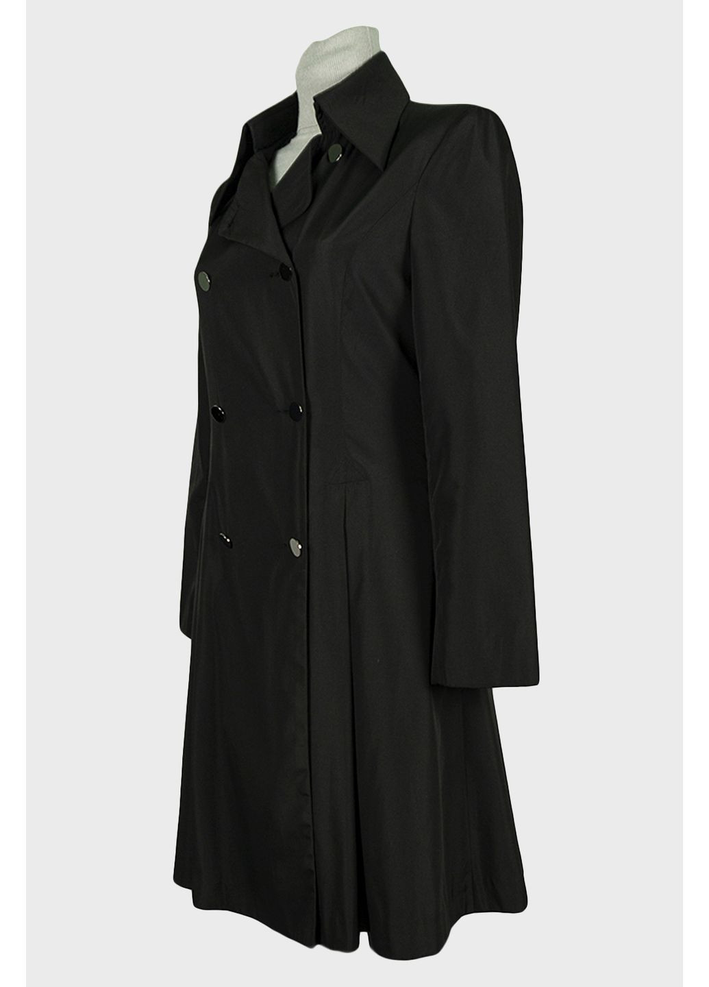 Черная демисезонная женский демисезонный плащ pp-23 черный Number Nine