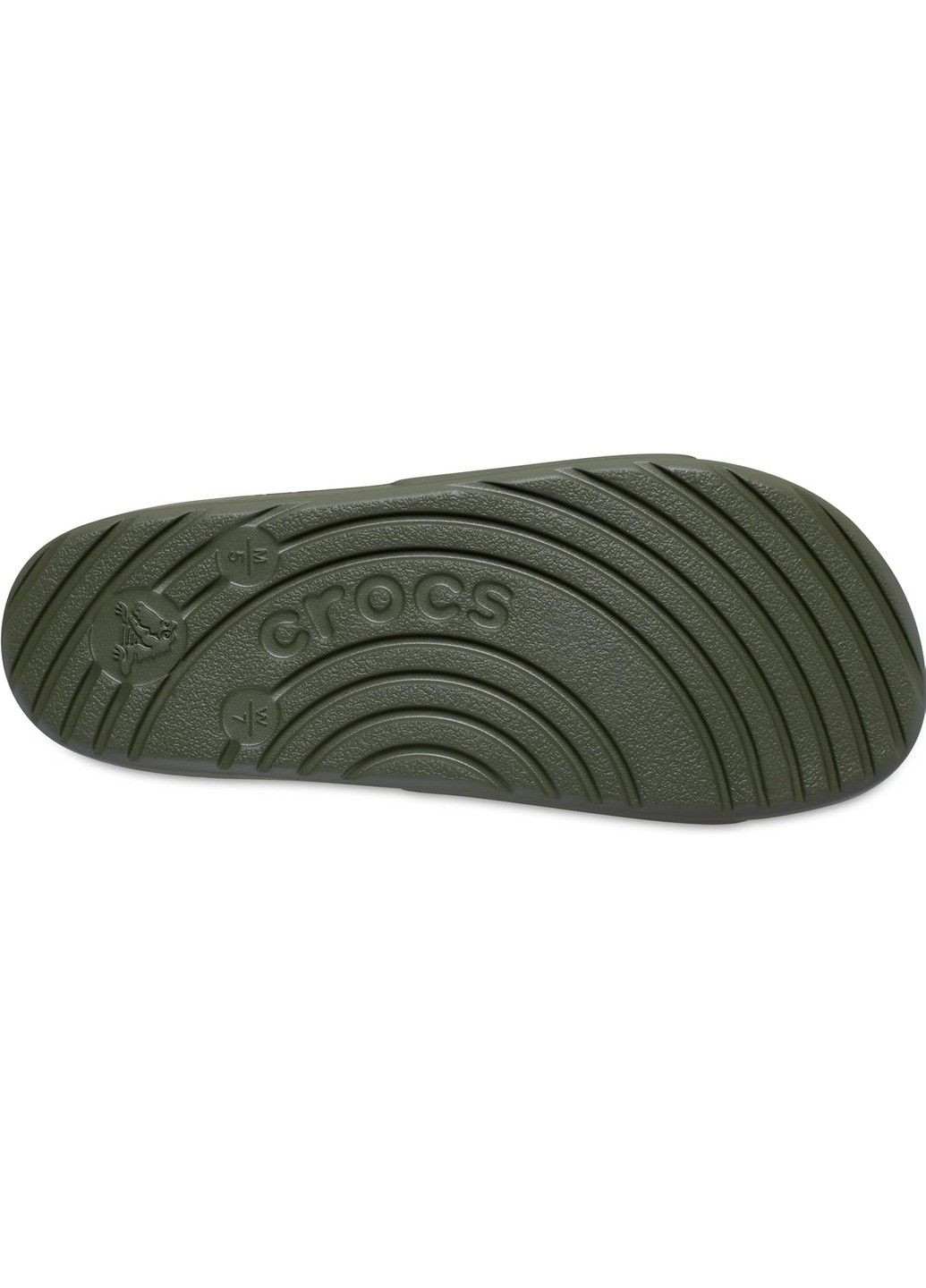 Хаки кэжуал кроксы шлепанцы Crocs