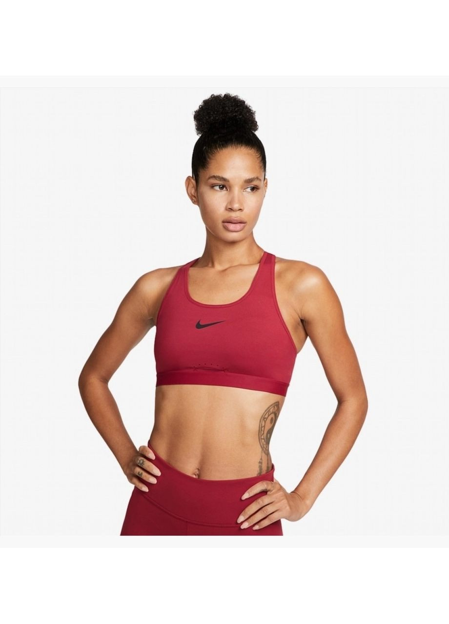 ТОП ЖЕНСКИЙ WOMENS DRI-FIT SWOOSH ADJUSTABLE SPORTS BRA RED DD0428-690 Nike (362215467)