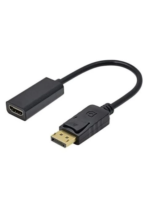 Перехідник DisplayPort (M) - HDMI (F),, Black, 15 см (U-996) 000-U-996 ST-Lab (395418656)