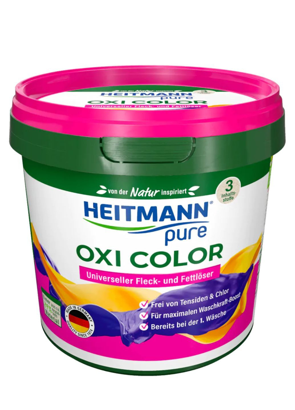 Порошок пятновыводитель для цветного белья Oxi Color 500 г HEITMANN (317831689)