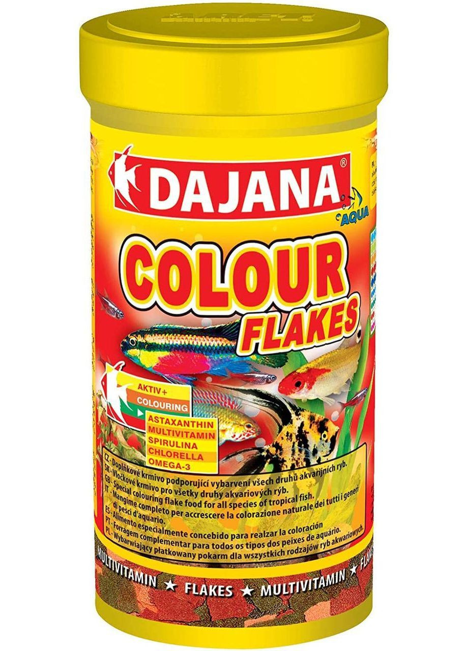 DAJANA COLOUR FLAKES Спеціальний Корм у пластівцях для яскравого забарвлення 1000 мл/200 г DP002D(5080) Dajana Pet (278309437)