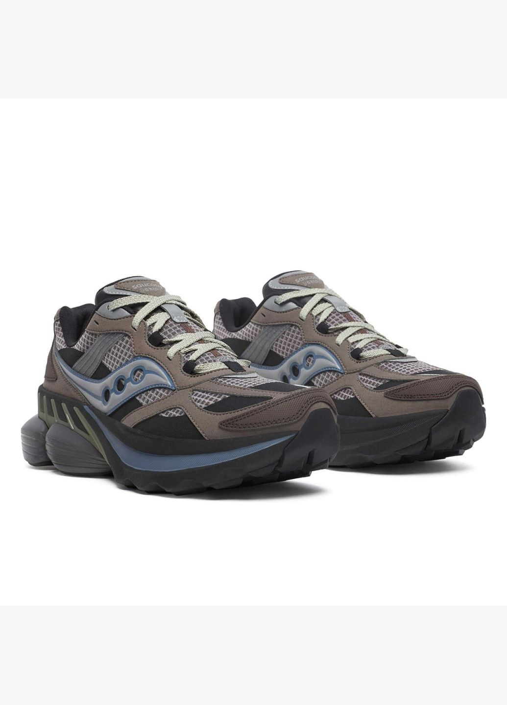 Коричневые кроссовки мужские grid nxt brown s70835-2 Saucony