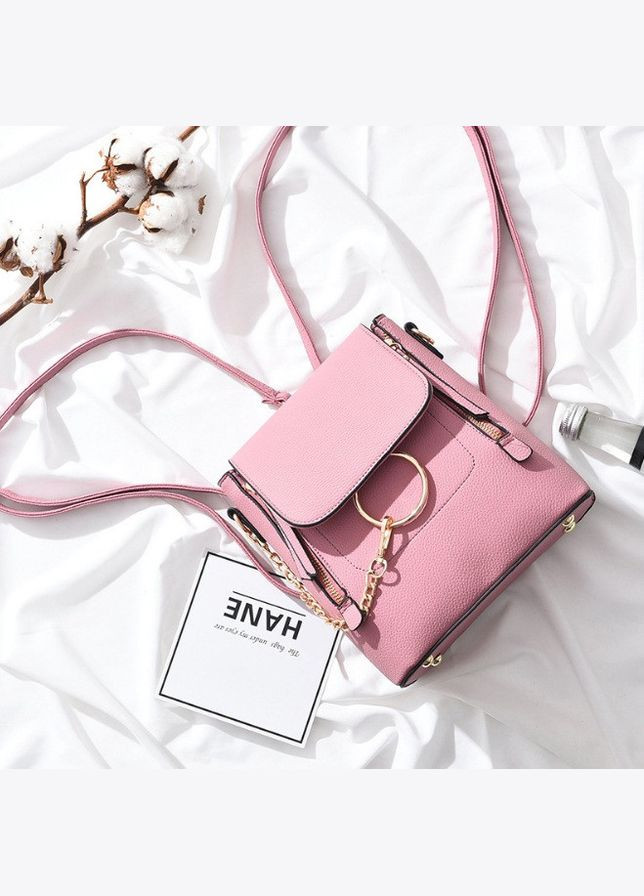 Якісний жіночий рюкзак сумка Рожевий(BRT) Brettani (336552065)