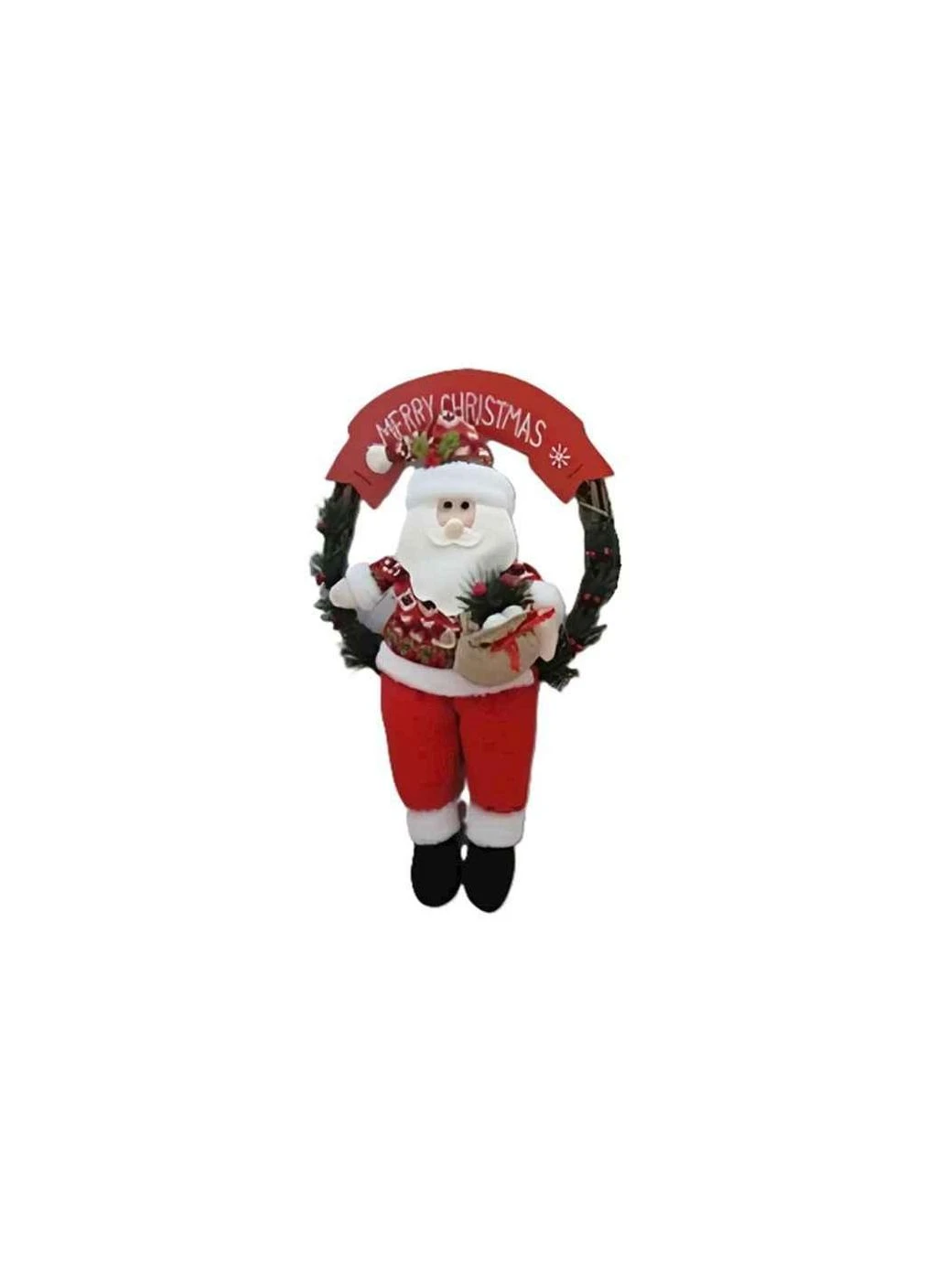 Фигурка новогодняя подвеска Santa 36*52см M17270 ТМ Stenson (304263030)