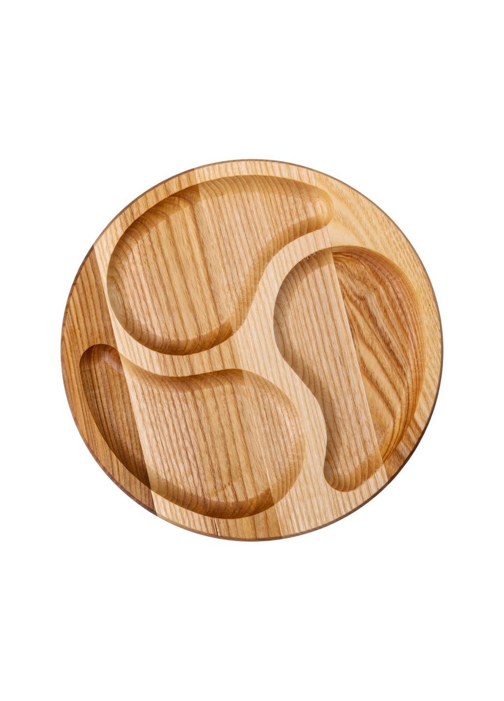 Менажниця дерев'яна 3 секції 25 см, ясен LUGI (328441238)