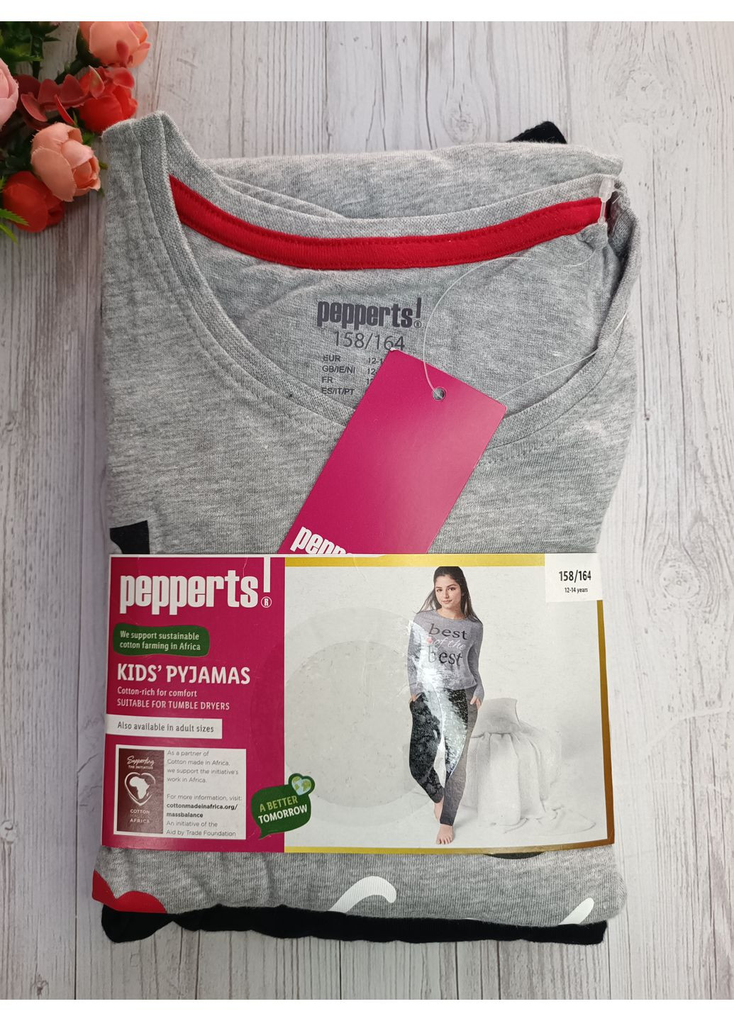 Комбінована всесезон піжама для дівчинки Pepperts