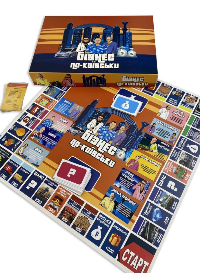Настільна гра "Монополія Бізнес по-Київськи" PLR-0028 Flixplay (302384630)