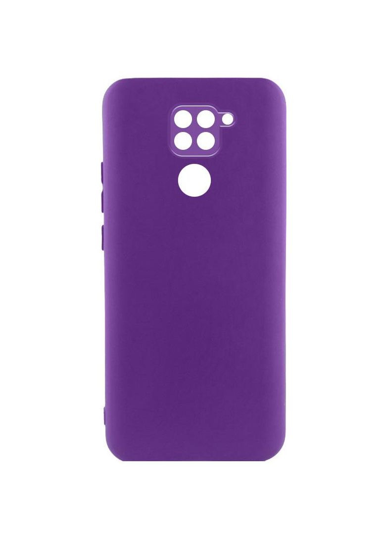 Кольоровий силіконовий чохол із закритою камерою для Xiaomi Redmi Note 9 / Redmi 10X Getman (317286208)