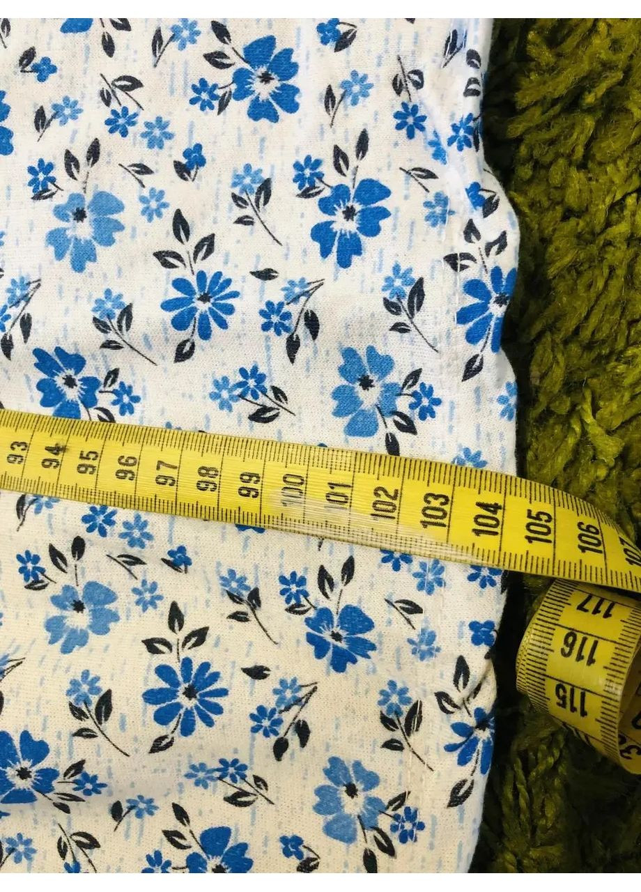 Теплая женская Ночная рубашка байка большие размеры пуговицы 58 60 62 64 66 68 No Brand (371684386)