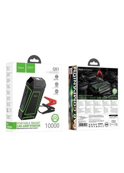 Пусковое устройство (бустер) для авто QS1 Spring 600 A (10000mAh) Hoco (293346502)