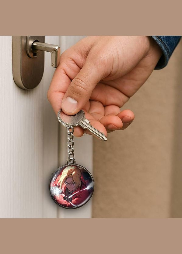 Набір підвіска (кулон) та брелок Аніме Сталевий алхімік #03 (подарунковий набір) No Brand (332633321)